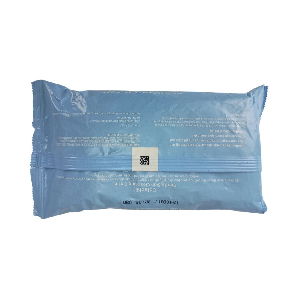Cetaphil Gentle Skin Cleansing Cloths 25 Pre-Moistened Cloths Sensitive Skin - Picture 7 of 7